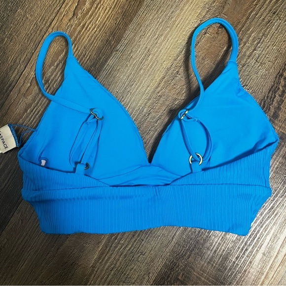 L Space Winnie Bikini Top Small *Teal Adjustable Straps Padded NWT - Picture 5 of 6